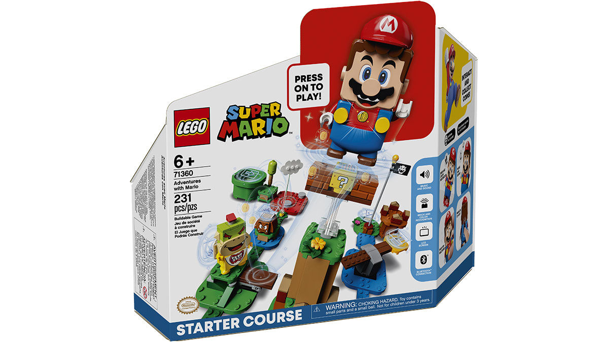 Super mario starter course lego outlet